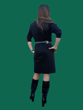 Charger l'image dans la galerie, Robe vintage Aloïse - Color block. Taille M, 38, 40. Fabriqué en France