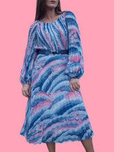 Charger l'image dans la galerie, Robe vintage Clarisse - Plis Soleil. Taille M, 38, 40. Fink Modell.