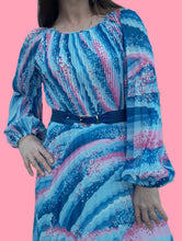 Charger l'image dans la galerie, Robe vintage Clarisse - Plis Soleil. Taille M, 38, 40. Fink Modell.