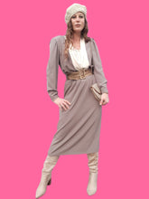 Charger l'image dans la galerie, Robe vintage Erin - Manches à crevé. Taille XL, 42, 44. Caroline Rohmer. Fabriqué en France
