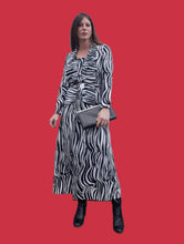 Charger l'image dans la galerie, Robe vintage Gabrielle - Imprimé Zébré. Taille L, 40, 42. Annette Boutique