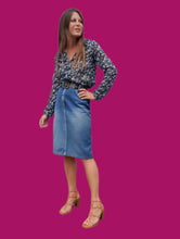Charger l'image dans la galerie, Jupe en jean vintage Anita - Coupe crayon en Denim. Taille M, 38, 40. Général Company.