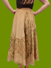 Charger l'image dans la galerie, Jupe vintage Pénélope - Jupon bohème. Taille S, 36, 38. G Vergnaud. Made in France.