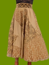 Charger l'image dans la galerie, Jupe vintage Pénélope - Jupon bohème. Taille S, 36, 38. G Vergnaud. Made in France.