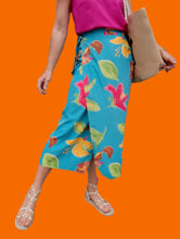 Charger l'image dans la galerie, Jupe portefeuille vintage Salima - Imprimé floral. Taille M ou 36, 38, 40