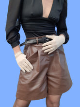 Charger l'image dans la galerie, Gants vintage Bérénice - Tissu écru à losanges texturés. Taille 6,5.