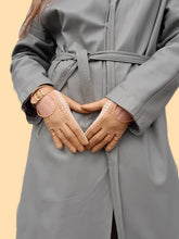 Charger l'image dans la galerie, Gants de conduite vintage Pénéloppe - Cuir camel et dentelle beige. Taille 6.