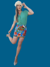 Charger l'image dans la galerie, Jupe Vintage Lizzie - Folklore. Taille XS, 34, 36. Fabriqué en France