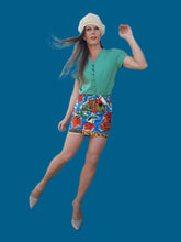 Charger l'image dans la galerie, Jupe Vintage Lizzie - Folklore. Taille XS, 34, 36. Fabriqué en France