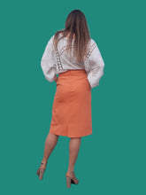 Charger l'image dans la galerie, Jupe vintage Toinette - Saumon. Taille XL, 42, 44