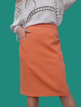 Charger l'image dans la galerie, Jupe vintage Toinette - Saumon. Taille XL, 42, 44