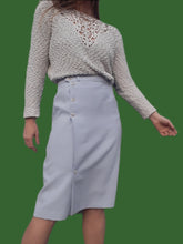 Charger l'image dans la galerie, Jupe vintage Suzie - Coupe portefeuille. Taille S, 36, 38