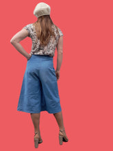 Charger l'image dans la galerie, Jupe Culotte Kaitlyn - En jean. Taille S, 36, 38. Coton