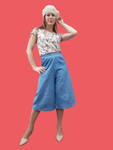 Charger l'image dans la galerie, Jupe Culotte Kaitlyn - En jean. Taille S, 36, 38. Coton