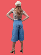 Charger l'image dans la galerie, Jupe Culotte Kaitlyn - En jean. Taille S, 36, 38. Coton