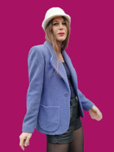 Charger l'image dans la galerie, Chapeau vintage Émeline - Angora et laine blanc. Made in France.