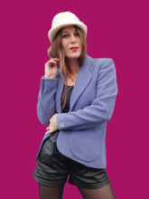 Charger l'image dans la galerie, Chapeau vintage Émeline - Angora et laine blanc. Made in France.