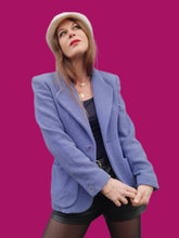 Charger l'image dans la galerie, Chapeau vintage Émeline - Angora et laine blanc. Made in France.