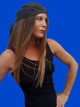 Charger l'image dans la galerie, Zandana Joyce - Bandeau de motard en cuir noir