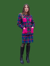 Charger l'image dans la galerie, Ensemble vintage Amelle - veste et jupe crayon colorés. Taille M, 38, 40. Donna Di Cuori