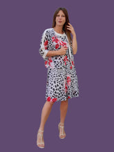 Charger l'image dans la galerie, Ensemble vintage Leslee - Veste fine et robe fleurie. Taille M, 38, 40