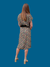 Charger l'image dans la galerie, Ensemble vintage Maggie - Jupe & haut fleuri. Taille M, 38, 40. Carole Richard.