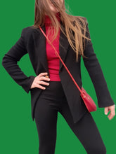 Charger l'image dans la galerie, Ensemble "Seconde" Nana - Blazer et pantalon noirs Bazar de Christian Lacroix. Taille S, 36, 38. Made in France.