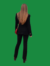 Charger l'image dans la galerie, Ensemble "Seconde" Nana - Blazer et pantalon noirs Bazar de Christian Lacroix. Taille S, 36, 38. Made in France.