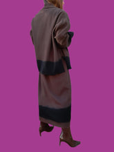 Charger l'image dans la galerie, Ensemble vintage Laly - Veste & robe longue effet tie-dye en laine. Taille XL, 42, 44