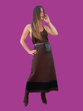 Charger l'image dans la galerie, Ensemble vintage Laly - Veste & robe longue effet tie-dye en laine. Taille XL, 42, 44
