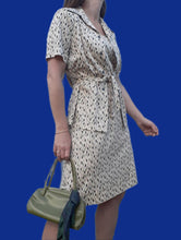 Charger l'image dans la galerie, Ensemble vintage Roxanne - Veste et robe trois trous. Taille M, 38, 40. Bragard. Made in France
