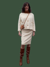 Charger l'image dans la galerie, Ensemble vintage Juliana - Tissus texturé. Taille XXL, 46, 48. Fabriqué en France