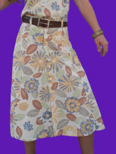 Charger l'image dans la galerie, Ensemble vintage Valentine - Imprimé pastel fleuri. Taille M, 38, 40. Fabriqué en France