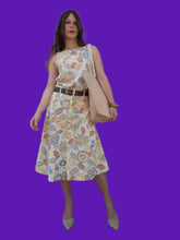 Charger l'image dans la galerie, Ensemble vintage Valentine - Imprimé pastel fleuri. Taille M, 38, 40. Fabriqué en France