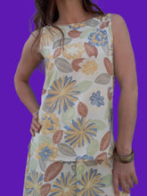 Charger l'image dans la galerie, Ensemble vintage Valentine - Imprimé pastel fleuri. Taille M, 38, 40. Fabriqué en France