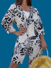 Charger l'image dans la galerie, Chemise de plage vintage - Voile transparent. Taille XL, 42, 44.