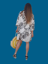 Charger l'image dans la galerie, Chemise de plage vintage - Voile transparent. Taille XL, 42, 44.