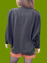 Charger l'image dans la galerie, Veste vintage Karen - Manches chauve-souris, coupe ample. Taille XL, 42, 44