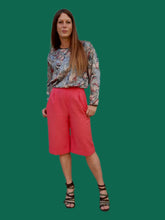 Charger l'image dans la galerie, Blouse vintage Judith - Imprimé floral. Taille L, 40, 42. Mikava. Fabriqué en France.