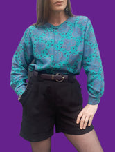 Charger l'image dans la galerie, Chemisier vintage Rosalie - Imprimé Paisley. Taille M, 38, 40