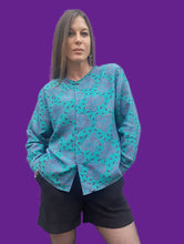 Charger l'image dans la galerie, Chemisier vintage Rosalie - Imprimé Paisley. Taille M, 38, 40