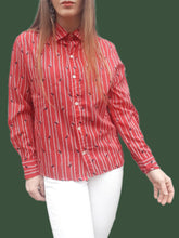Charger l'image dans la galerie, Chemisier vintage Lily - Imprimés cordages. Taille S, 36, 38