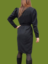 Charger l'image dans la galerie, Robe vintage Leïla - Col plissé, toute boutonnée. Taille M, 38, 40. Promod. Made in France