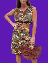 Charger l'image dans la galerie, Robe vintage Anaïs - Toute boutonnée. Taille M, 38, 40. Made in Italy.