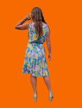 Charger l'image dans la galerie, Robe vintage Lucia - Fleurie et plissée Taille L, 40, 42.