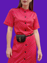 Charger l'image dans la galerie, Robe vintage Alice - Toute boutonnée. Imprimé papillons. Taille S, 36, 38. Ritournelle. Made in France.