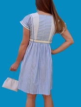 Charger l'image dans la galerie, Robe vintage Philomène - Marinière. Taille S, 36, 38