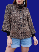 Charger l'image dans la galerie, Gilet "Seconde" Léna - Camouflage marron et noir. Taille M, 38, 40. Aldo Martin'S