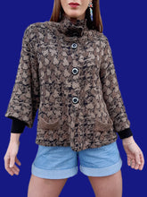 Charger l'image dans la galerie, Gilet "Seconde" Léna - Camouflage marron et noir. Taille M, 38, 40. Aldo Martin'S