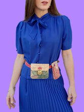 Charger l'image dans la galerie, Robe vintage Luna - Plissé soleil et col Lavallière. Taille XL, 42, 44